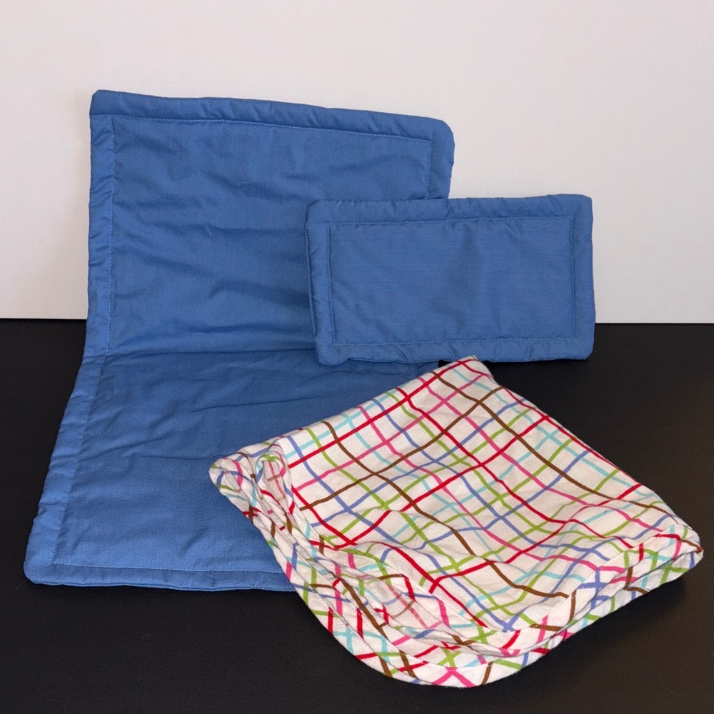 IKEA Blue Doll Pet Bedding Set for Duktig Bed